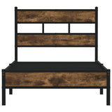 Bed Frame without Mattress with Headboard Sonoma Oak 90x200 cm 4017193