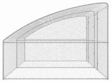Dog Kennel 2 pcs Silver 4 x 2 x 2 m Galvanised steel 3368333