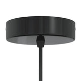 Pendant Lamps 2 pcs Height Adjustable E27 Black 30 cm Metal 4103451