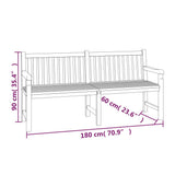 3 Piece Garden Dining Set Solid Wood Teak 3157159