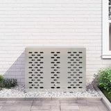 Air Conditioner Cover Silver 110 x 50 x 80 cm Galvanised Steel 865909