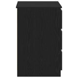 Desk with Drawer Black Oak 140 x 50 x 76 cm Engineered Wood 3329284