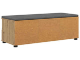 Hall Bench with Cushion with Shelf Artisan Oak 100 x 38 x 46 cm 891471