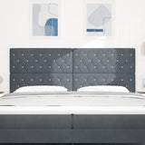 Headboard with Headboard Dark Grey 200 cm Faux Leather 3337777
