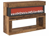 Electric Fireplace Old Wood 102 x 30 x 94 cm Engineered wood 8021125