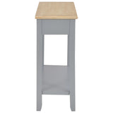 Console Table Grey 110x35x80 cm Wood 249902
