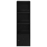 Bookcase Black Oak 31x24x102 cm Engineered Wood 860338