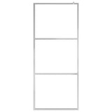 Walk-in Shower Wall with Whole Frosted ESG Glass 90x195 cm 146646