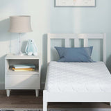 Mattress with Coconut Layer White 120 x 60 cm PU Foam 4106376