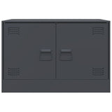 TV Cabinets 2 pcs Anthracite 67x39x44 cm Steel 841636