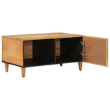 Coffee Table Brown 80 x 50 x 40 cm Solid Mango Wood 4018920