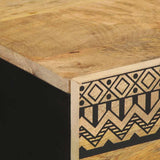 Sideboard 40x33.5x75 cm Solid Rough Wood Mango 4018651
