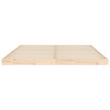 Bed Frame without Mattress 160x200 cm Solid Wood Pine 823434