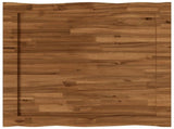 Live Edge Table Top 90 x 90 x 3.5 cm Square Solid Acacia Wood 938645