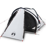 ZNTS Camping Tent Dome 2-Person White Blackout Fabric Waterproof 94342