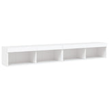 TV Cabinets with LED Lights 2 pcs White 100x30x30 cm 837156