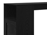 Bar Table Black Oak 101 x 40 x 103.5 cm Engineered Wood 8003919