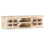 TV Cabinet 130x30x36 cm Solid Mango Wood 285899