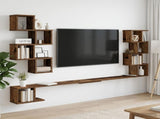 Wall-Mounted TV Shelf Old Wood 180 x 15 x 94 cm Engineered Wood 8012298