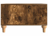 Coffee Table Smoked Oak 90 x 50 x 40 cm Engineered Wood 894270