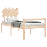 Senior Bed without Mattress 90x200 cm Solid Wood 3195531