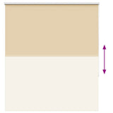 Roller Blind Blackout Beige 140x150 cm Fabric Width 136.6 cm Polyester 4010746