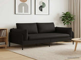 2-Seater Sofa 2-Seater Black 188 x 81 x 89 cm Velvet 42048618