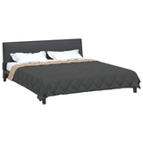 Full Year Duvet Anthracite and Taupe 200 x 220 cm Microfiber 42025544