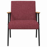 Armchair Wine Red 59 x 75 x 78 cm Fabric 42017665