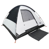 Camping Tent Dome 3-Person White Blackout Fabric Waterproof 94698