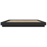 Bed Frame without Mattress Black 180x200 cm Super King 3281169
