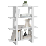 Book Cabinet/Room Divider White 100x30x123.5 cm 811538