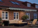 Manual Awning Frame with LEDs 3 x 2 m Polyester with PU coating 3420761