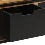 ZNTS Coffee Table with Drawers 110x50x40 cm Solid Wood Mango 374053