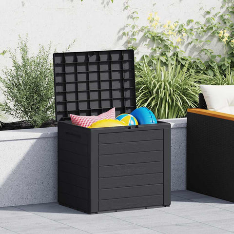 Garden Storage Box Anthracite 58.5x46x55 cm Polypropylene 152195