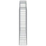 Arched Gabion Basket 200x30x140/160 cm Galvanised Iron 153487