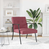 Armchair Wine Red 59 x 75 x 78 cm Fabric 42017693