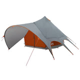 Teepee Tent 5-Person Grey and Orange 415 x 415 x 247 cm 42004013