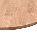 Table Top Light Brown 90 x 2.5 cm Solid Oak Wood 42016005