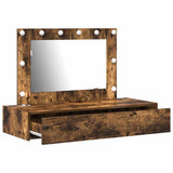 Dressing Table Brown 100 x 40 x 70 cm Engineered Wood 865239