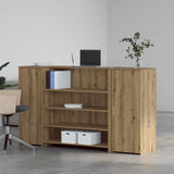 Reception Desk Artisan Oak 180x50x103.5 cm Engineered Wood 3324177