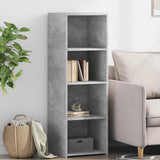 Highboard Concrete Grey 40x41x124 cm Engineered Wood 846386