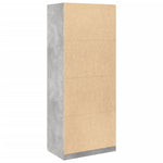 Wardrobe Concrete Grey 80x50x200 cm Engineered Wood 3307795