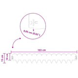 Lawn Edging 30 pcs 103 x 15 cm Steel Black 8008646