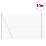 Welded Wire Fence with Concrete Base 10 x 1.4 m 3352289