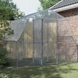 Bird Cage with Door Silver Galvanised Steel 3294912