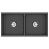 Handmade Kitchen Sink Black Stainless Steel 51523
