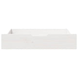 Under-Bed Drawers 2 pcs White 85x55x17 cm Solid Wood Pine 850927