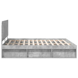 Bed Frame with Headboard Concerte 180 x 200 cm Solid Pine Wood 3412455