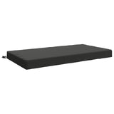 Seat Cushion SOEST 100% Polyester Anthracite 120 x 80 x 10 cm 946801